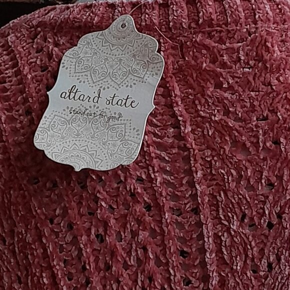 Altar'd State Chenille Sweater NWT - Picture 3 of 6
